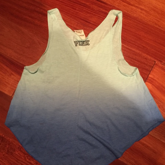 PINK ombré blue tank S - Picture 3 of 3